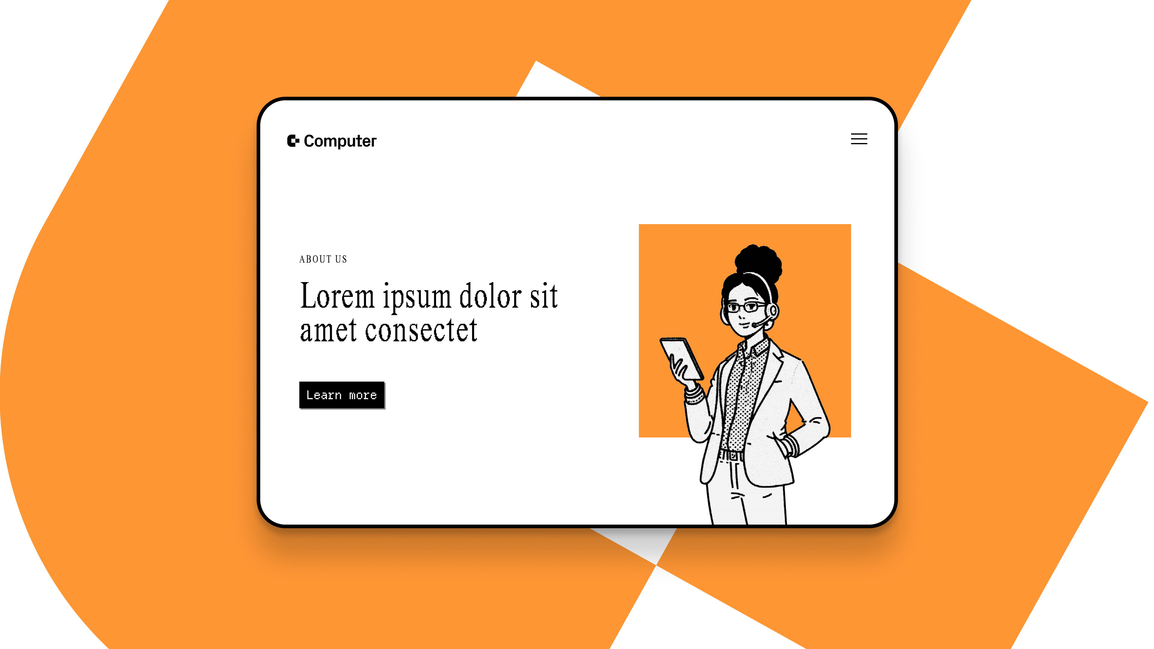 The letters Aa in a typographic diagram